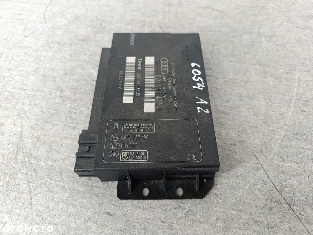 MODUŁ KOMFORTU AUDI A2 8Z 8Z0959433J 1.6 FSI - 4