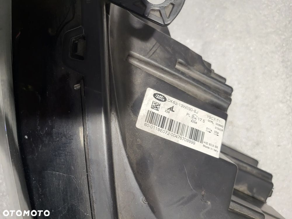 Land Rover,  Range Rover Sport L494 XENON PRZÓD STRONA LEWA DK6213W030EJ - 7