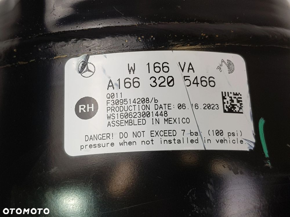 NOWY ORYGINALNY Amortyzator Prawy Przód Mercedes w166 ML A1663205466 - 5