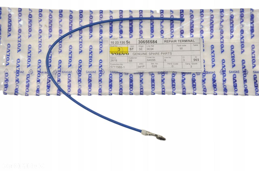 VOLVO pin zacisk wtyczki instalacyjnej OE - 1