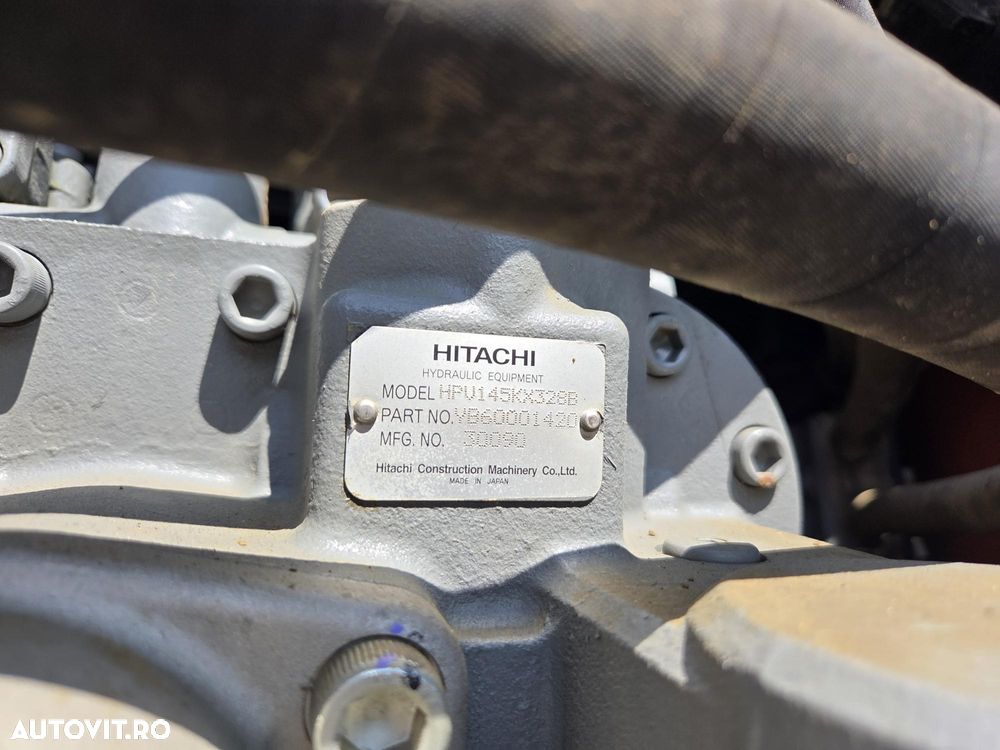 Hitachi ZX350LCN-6, 2020, 11.568h, cupa NOUA 2,2mc, 35,4 tone, Ad sapare 7,5m, latime 2,99m, lant 80% bun doar 900h deplasare, inst picon, inst rotire pe brate, camera spate si laterale, Isuzu, posibil leasing 4 ani-PROMOTIE 86.900 EUR+Tva - 26