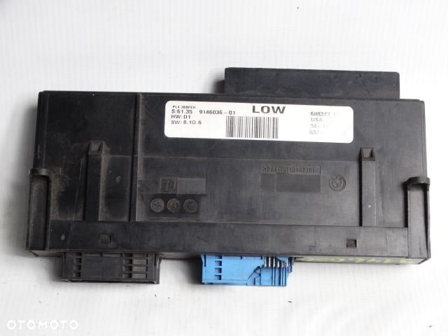 BMW X5 E70 X6 E71 PL4 JBBFE II LOW HWD1 SW81D6 Moduł komfortu  9146036 Sterownik - 2