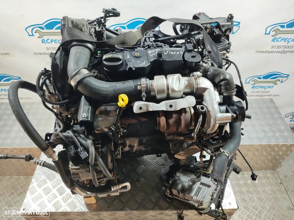 MOTOR COMPLETO 1.4 TDCI 8V 70CV KVJA FORD FIESTA VI 6 MK6 MOTOR ARRANQUE ALTERNADOR BIMASSA COMPRESSOR AR CONDICIONADO BOMBA DIRECAO DIREÇÃO TURBO INJETOR INJETORES - 8