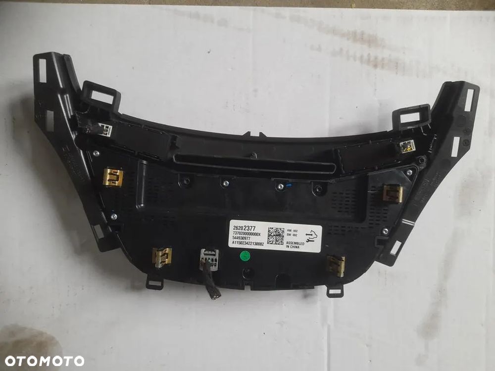 Panel sterowania nawiewu klimatyzacji Opel Insignia A Lift 26202377 - 2