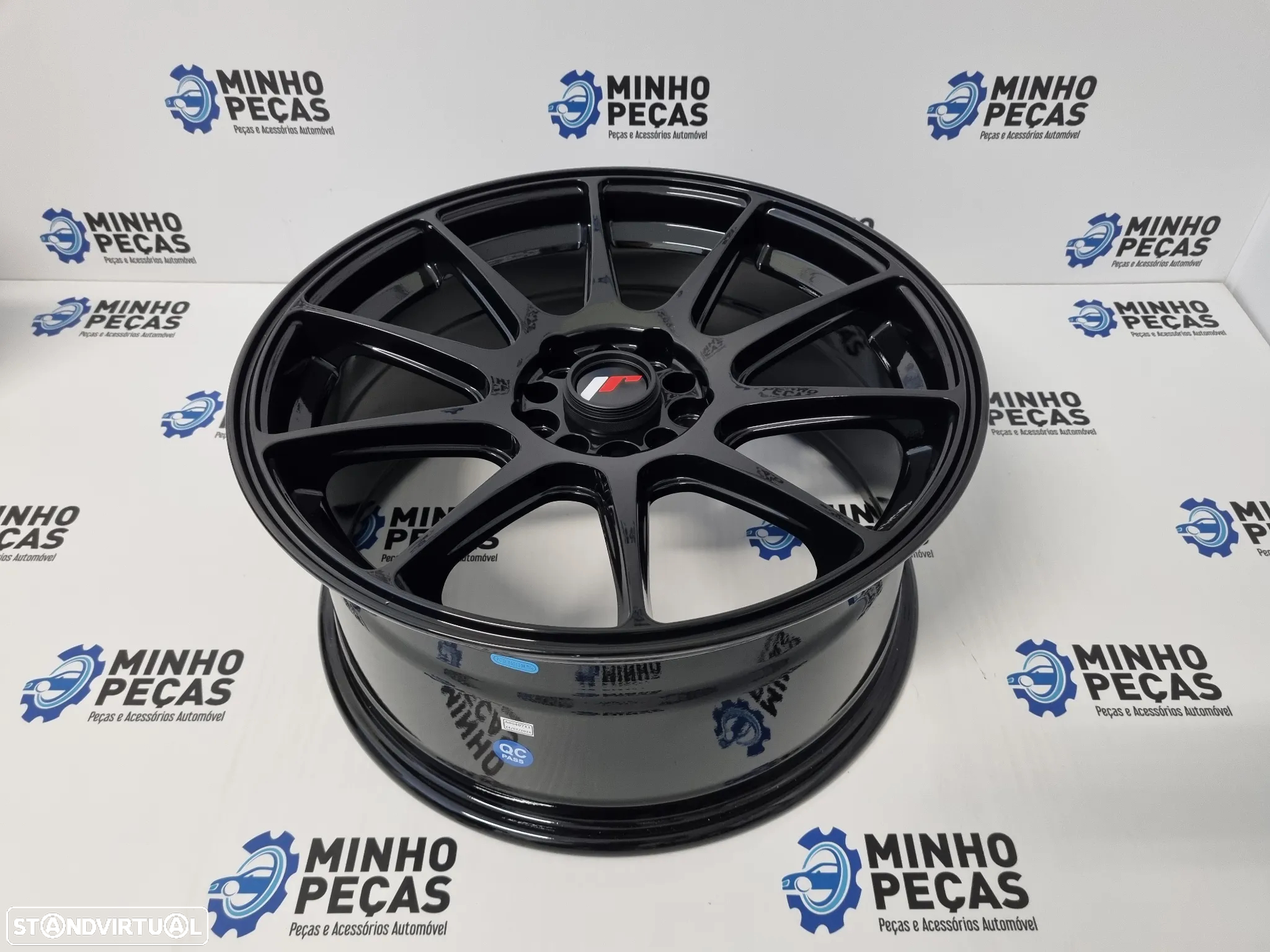 Jantes Japan Racing (JR11) em 17 Preto Brilho (5X100 | 5X108) - 7