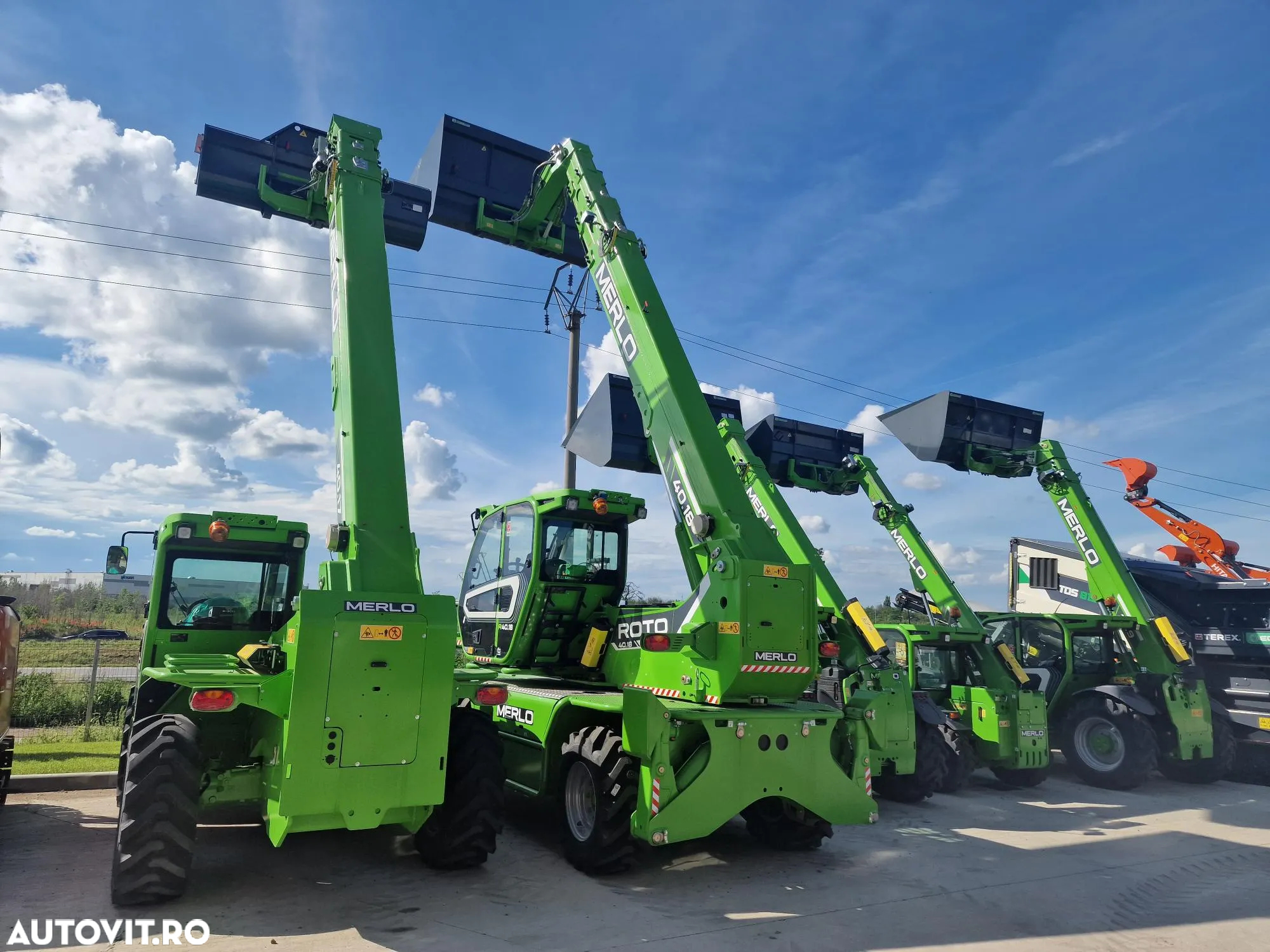 Merlo ROTO la 18m, Furci, cupa, AC, Cupla rapida, posibilitate leasing 5 ani, garantie 2 ani, nefolosit, produs in Italia-PROMOTIE 163.000 EUR+Tva - 34