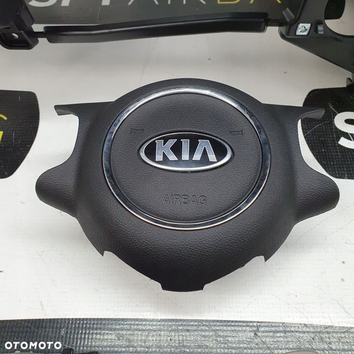 KIA CARENS IV 4 DESKA ROZDZIELCZA KONSOLA KOKPIT PULPIT PODUSZKI AIRBAG AIR BAG PASY KIT SET - 6