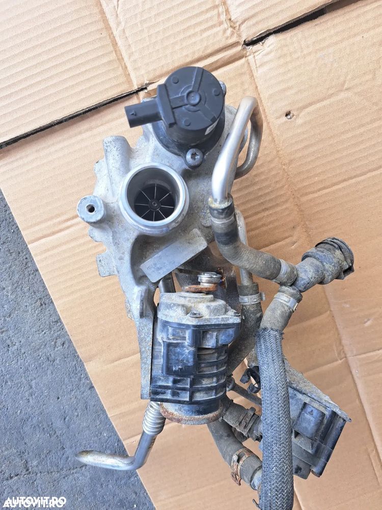 Turbo turbina turbosuflanta cu actuator valva solenoid Garrett in stare foarte buna Originala Opel Crossland X 1.2i benzina 2019-2020-2021-2022-2023, Opel Corsa F, Opel Grandland X - 3