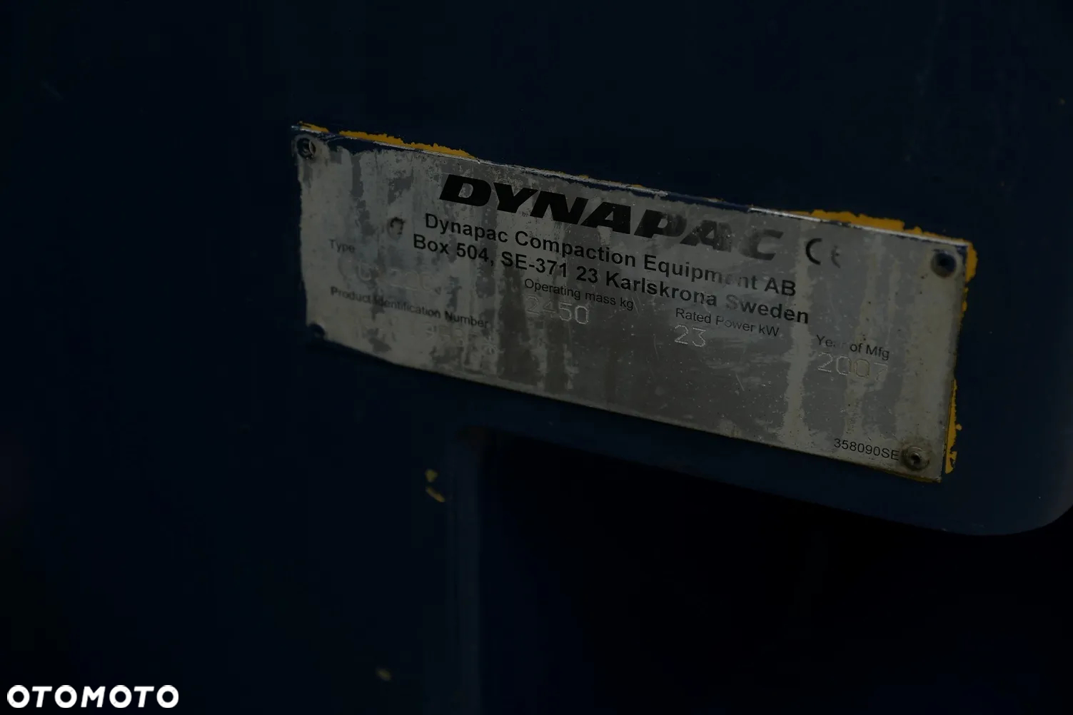 Dynapac WALEC DYNAPAC * + LAWETA DO TRANSPORTU * SUPER ZADBANY! - 21