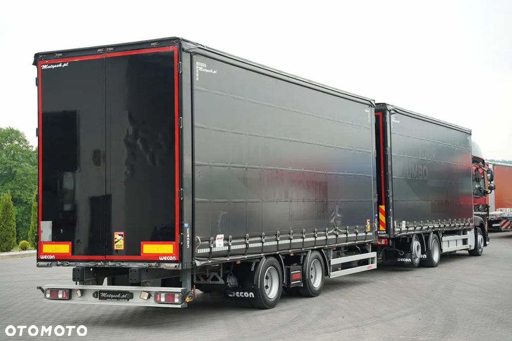 DAF XF 480 / ZESTAW TANDEM 120 M3 / PRZEJAZDOWY / KLIMA POSTOJOWA / 7,7 M + 7,7 M / WECON / 2022 ROK / - 7