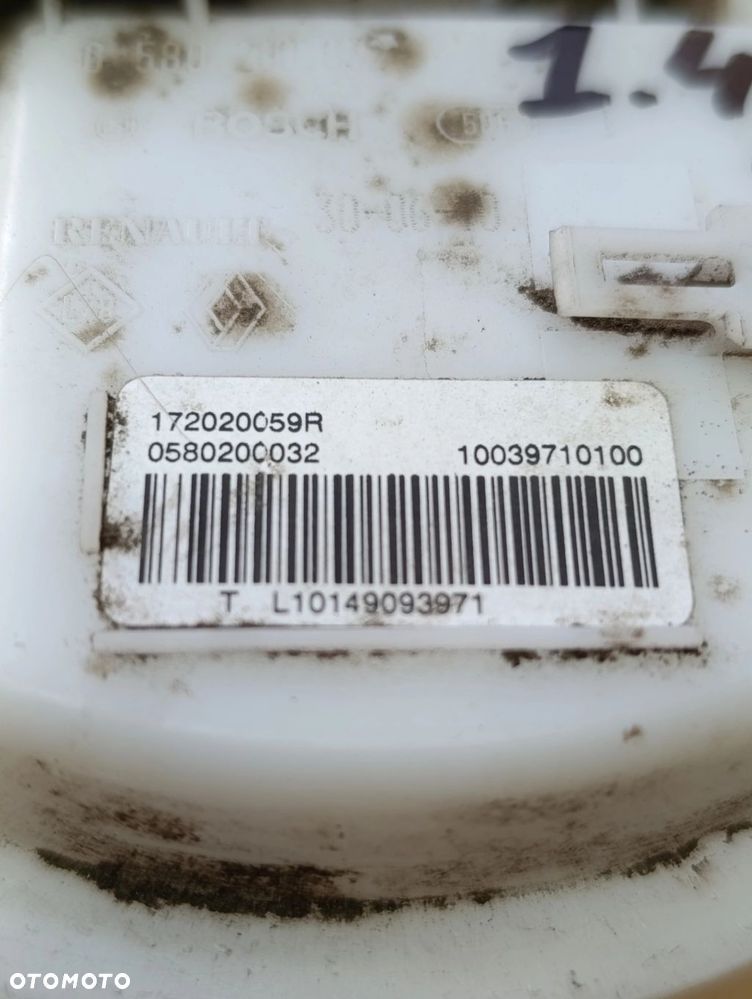 Grand Scenic III pompa paliwa pływak 1,4 tce Megane III Grand Scenic III Renault 172020059R, 0580200032, 10039710100, T - 2