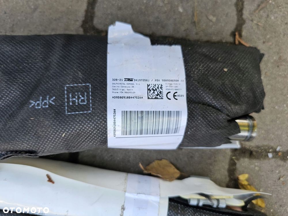airbag poduszka fotela prawa peugeot 5008 9809506980 - 2