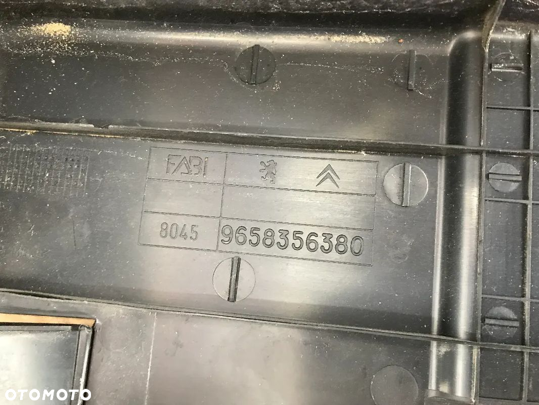 Podstawa akumulatora Citroen C4 I 04-10r. mocowanie półka pokrywa obudowa 9658356380 - 10