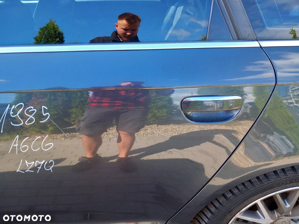 AUDI A6 C6 DRZWI LEWE TYLNE LEWY TYŁ KOMBI KOLOR: LZ7Q - 3