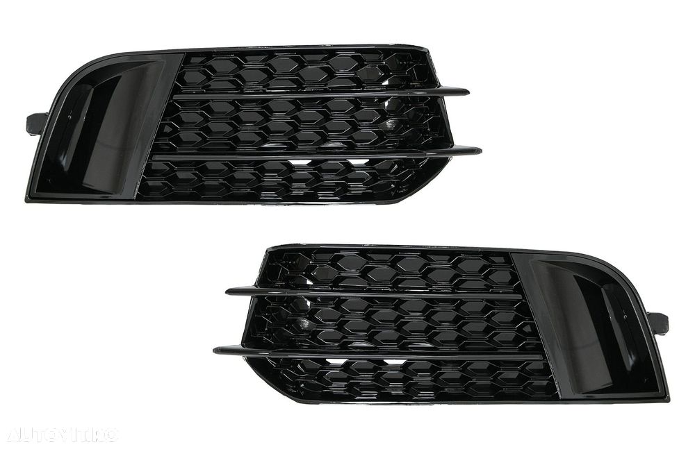 Grile Laterale compatibil cu Audi A1 8X (2010-2015) RS1 Design Negru L - 1
