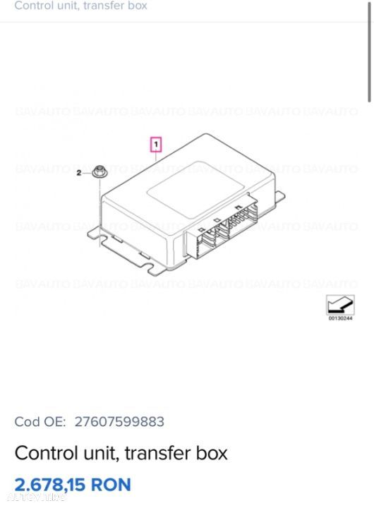 Calculator ecu modul cutie transfer ATC 400/500 Xdrive bmw X5 e53 Facelift - 5