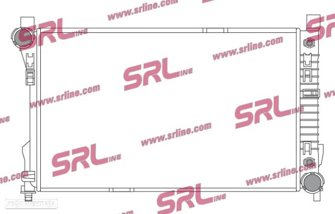 Radiador refrigeração do motor Mercedes Classe C W203 2035000503 - 1