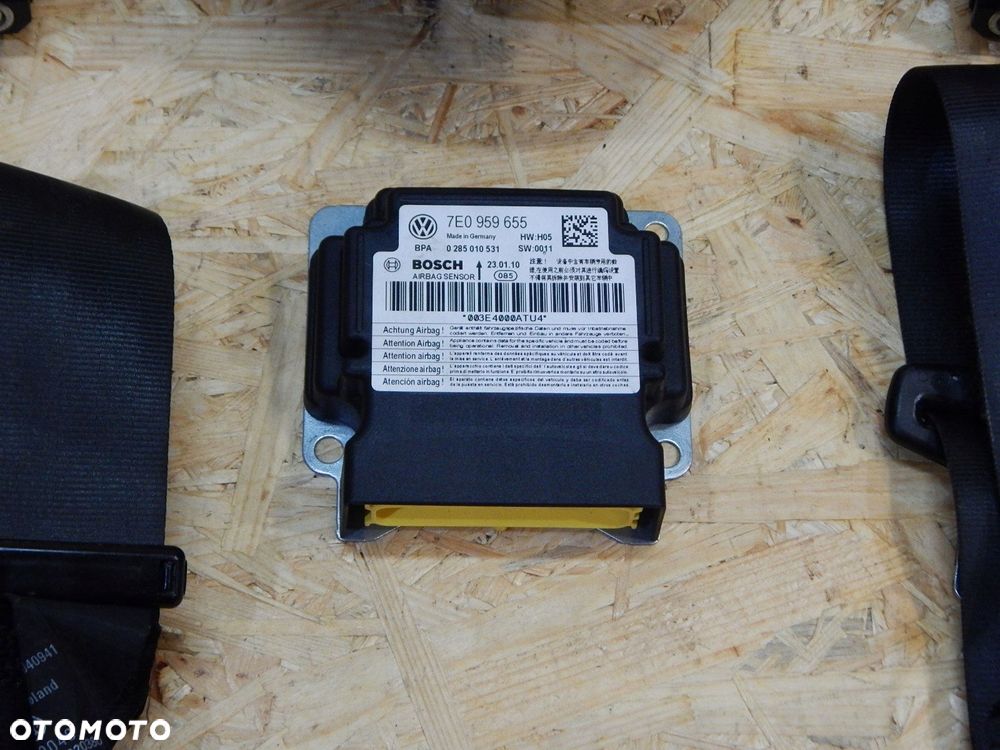 vw t5 lift poduszka pasy sensor airbag komplet 7e1880200 7e0880201h - 3