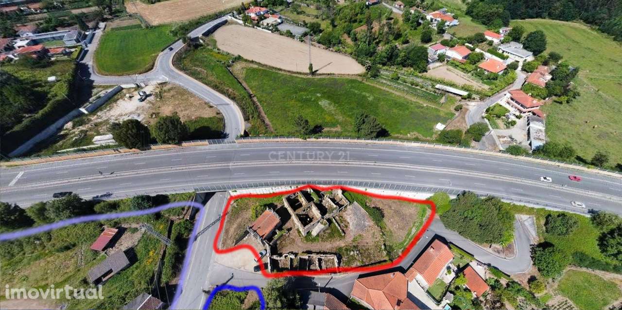 Lote de terreno com 847 m2  (6) para construção de moradia de 2 pisos, - Grande imagem: 4/8