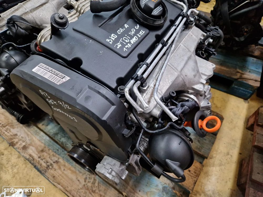 Motor usado BKD VW GOLF V 5 2.0 TDI 140CV COLAÇA A AUDI A3 LEON VOLKSWAGEN OCTAVIA - 3