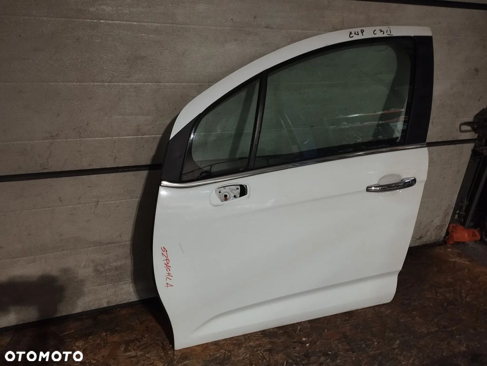 DRZWI PRZÓD LEWE KOMPLETNE CITROEN C3 II 2010- ROK KOD LAKIERU: EWP - 5
