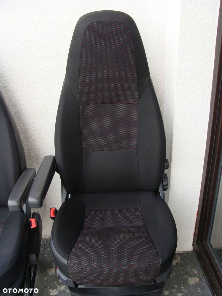 komplet foteli przednich kamper ducato boxer jumper fotel kierowcy pneumaty - 5