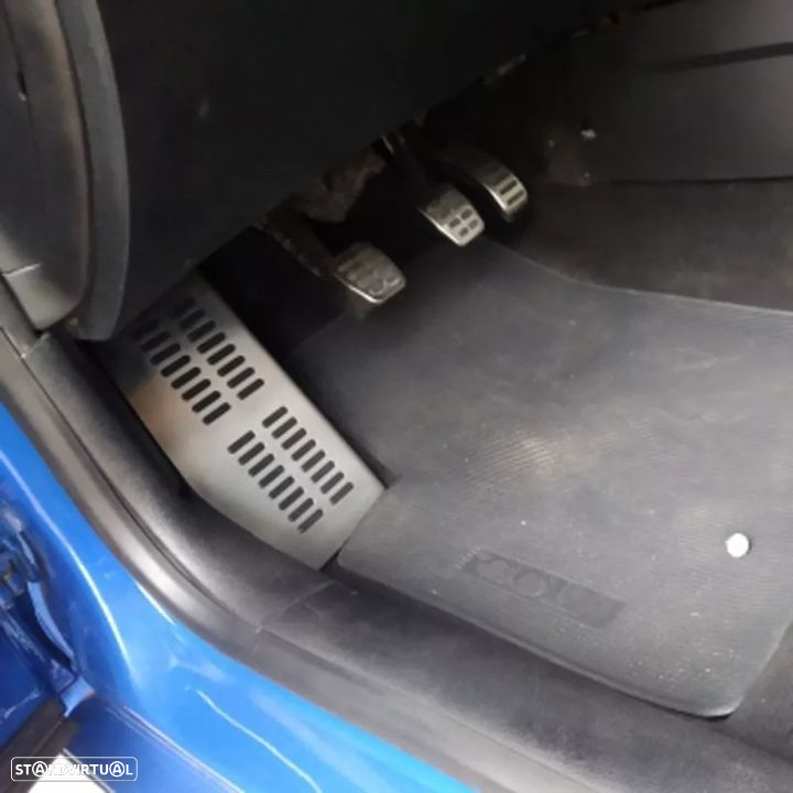 Conjunto Capas Pedais Alumínio Volkswagen Seat Audi - 4 peças - 2
