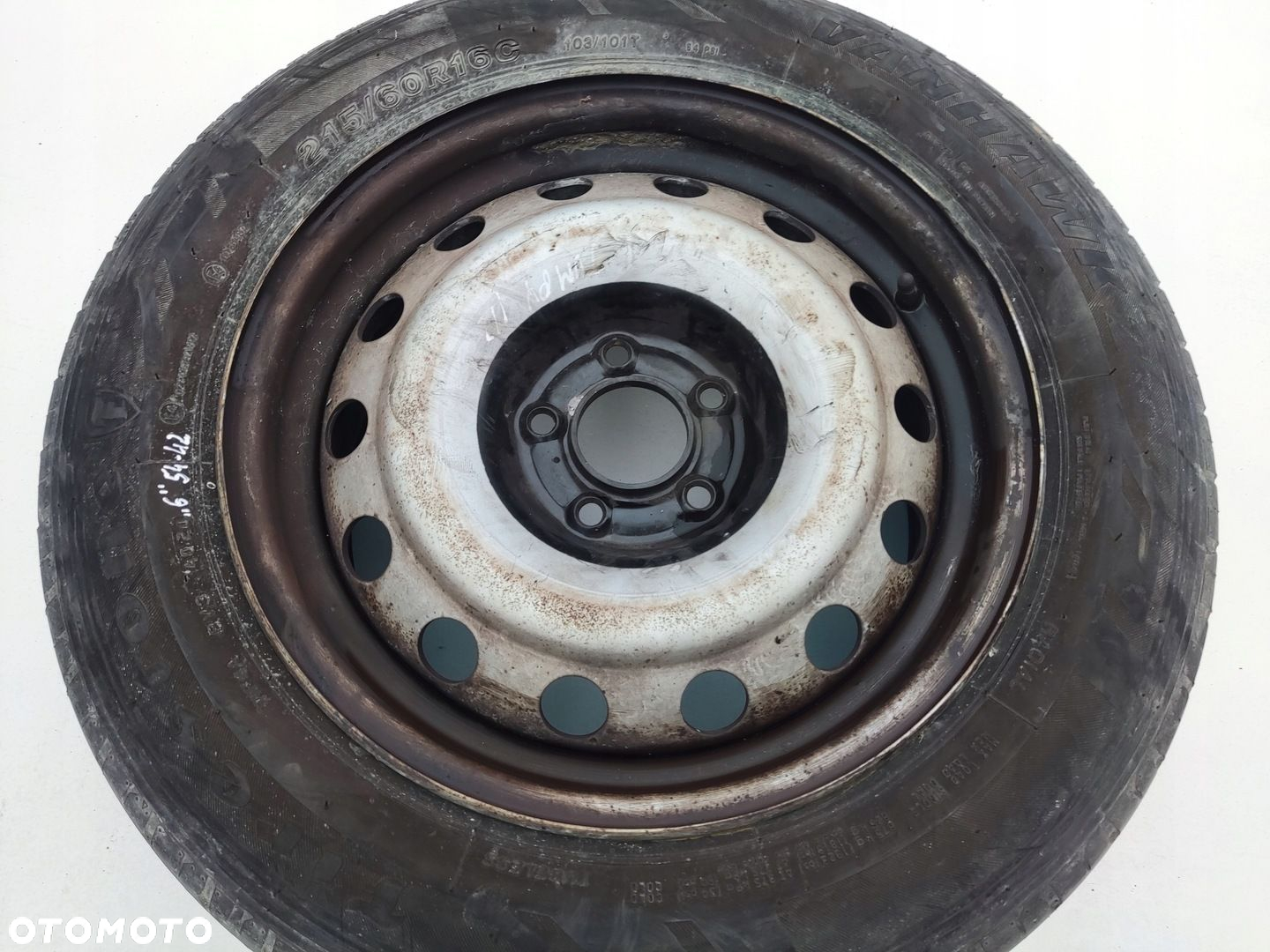 KOŁO DOJAZDOWE ZAPASOWE 16 5X108 JUMPY EXPERT SCUDO II 215/60R16C 2007-2013 - 3