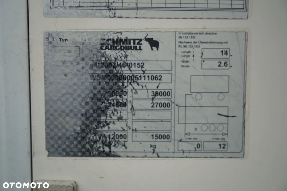 Schmitz Cargobull CHŁODNIA / THERMO KING  / HAKÓWKA / OŚ PODNOSZONA / KOSZ NA PALETY - 26