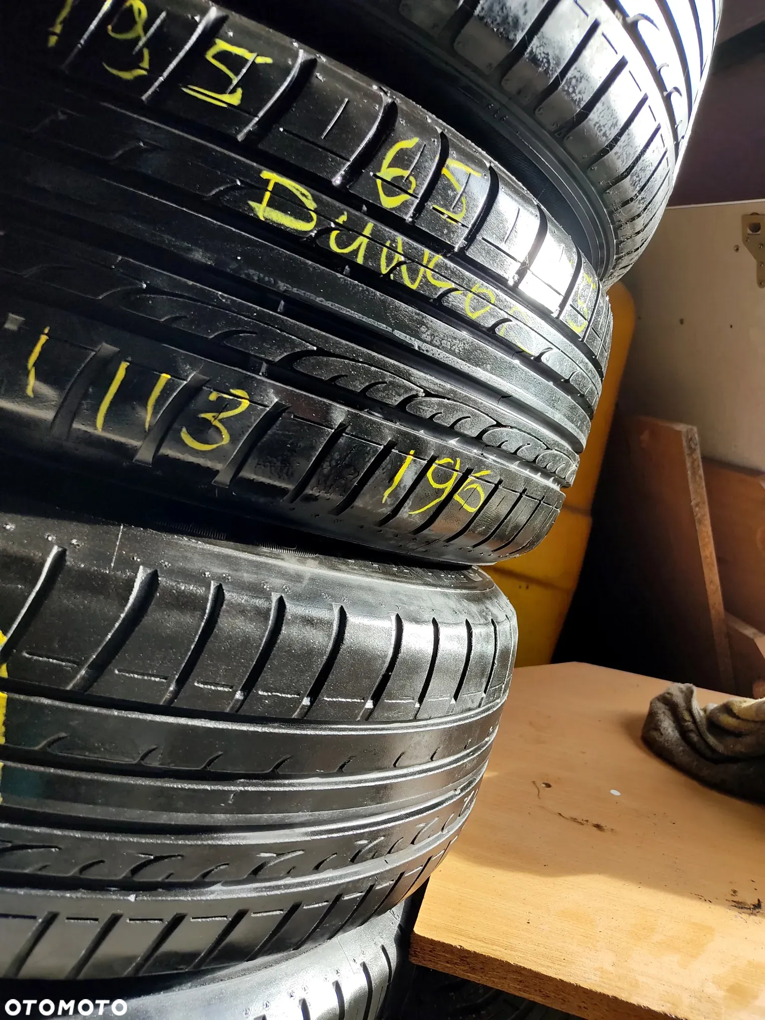 195/65R15 Opony Letnie Lato DUNLOP SP SPORT FASTRESPONSE MO 5x112 Felgi Stalowe STAL 15 Koła Mercedes A W176 B W246 CLA C117 KLASA W169 W245 195/65 5-6mm - 5