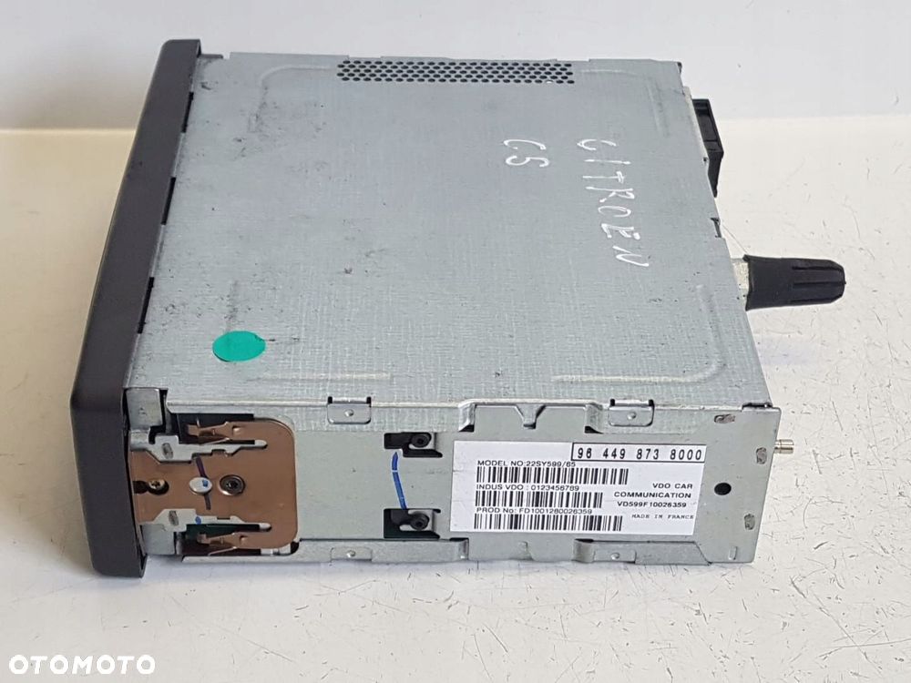 CITROEN C5 I 01- CZYTNIK NAWIGACJI 964498738000 - 8