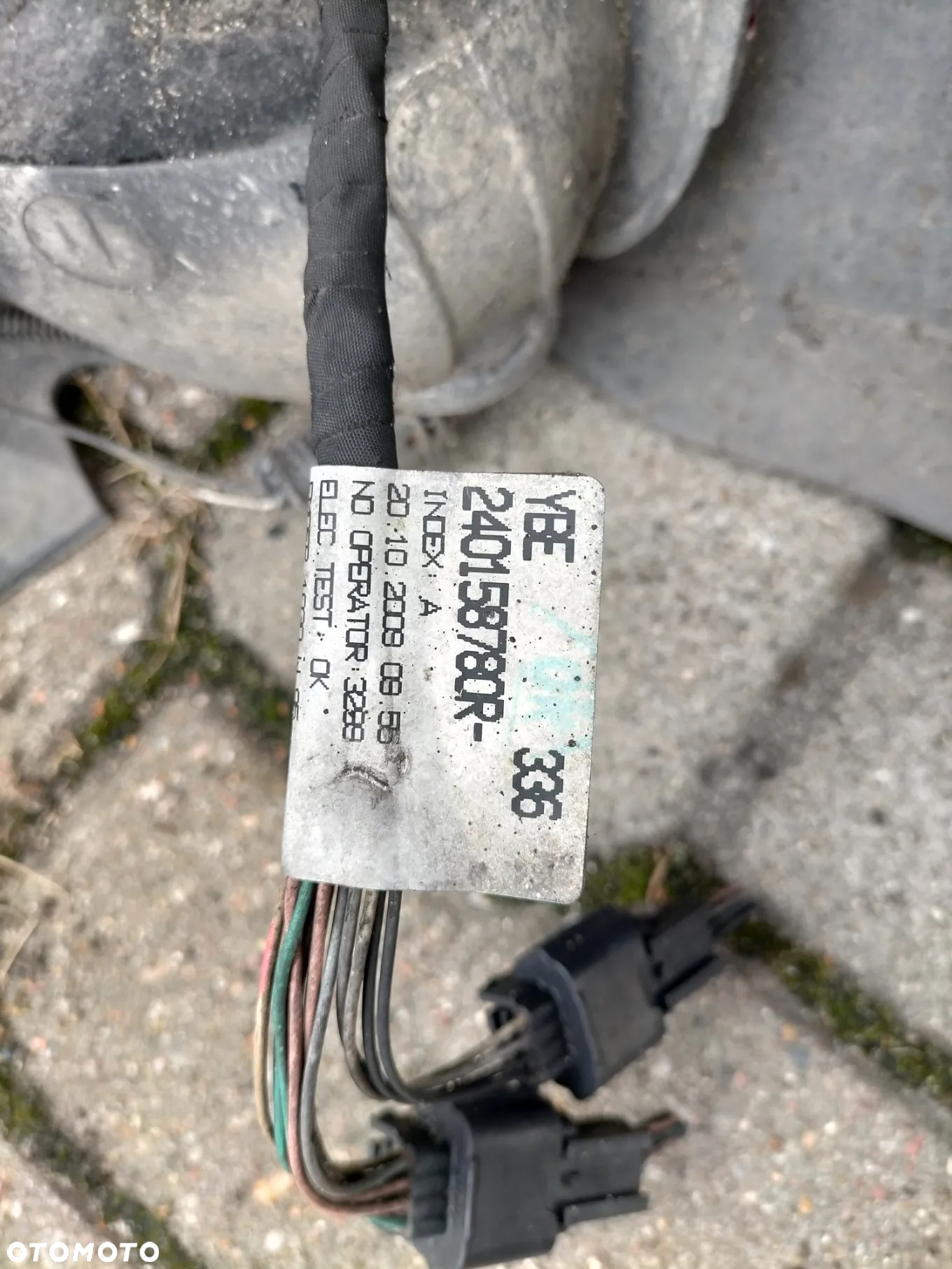 WIĄZKA PDC CZUJNIKÓW PARKOWANIA TYŁ RENAULT GRAND SCENIC III 09- 240158780R - 2