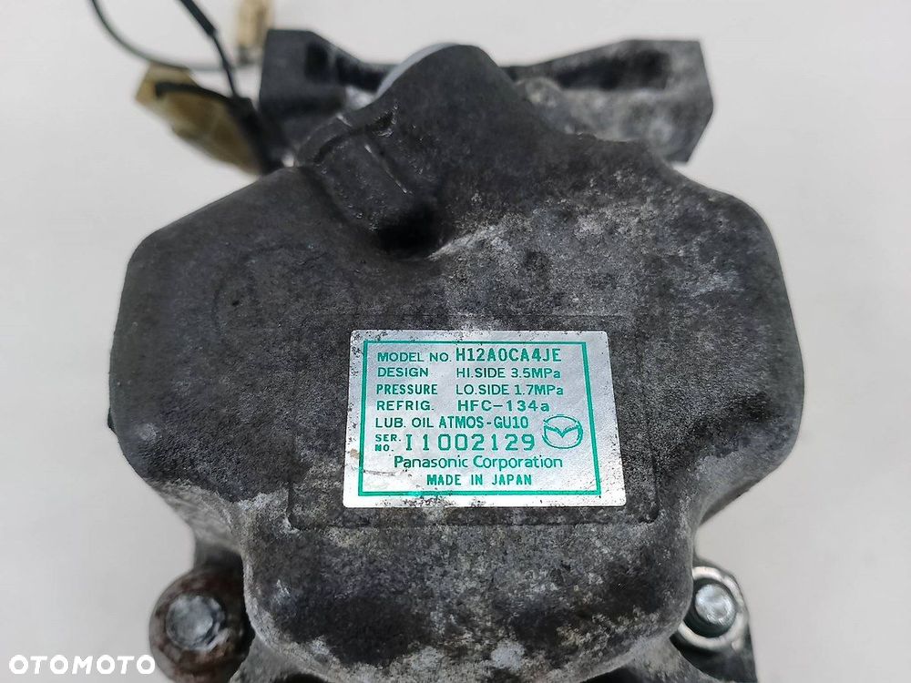 POMPA, SPRĘŻARKA KLIMATYZACJI MAZDA 6 ( 07-13 ) H12A0CA4JE 2.0 MZR-CD - 8