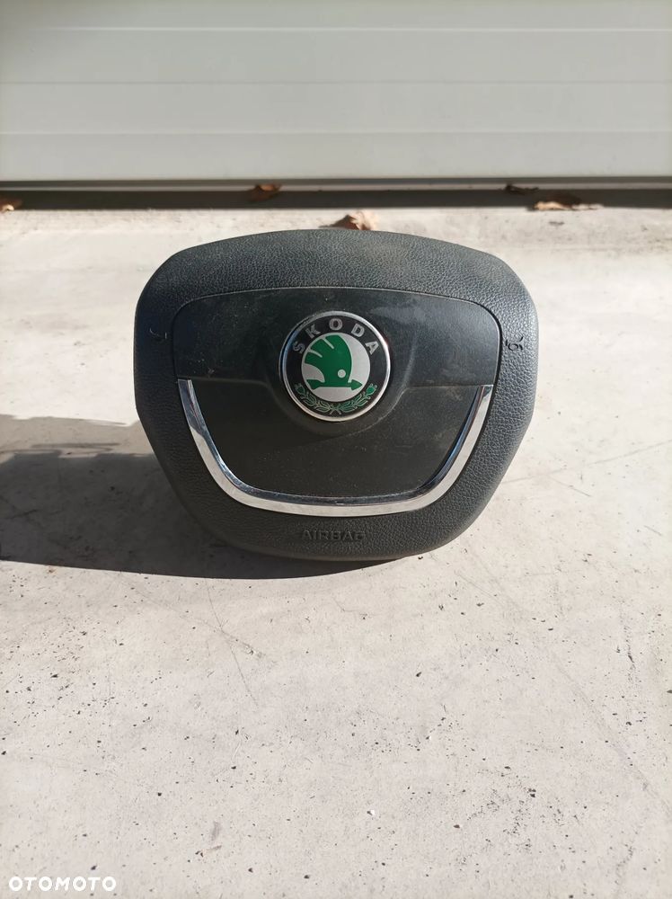 Skoda Octavia II Lift SuperB II poduszka powietrzna airbag kierowcy 1z0880201ah - 1