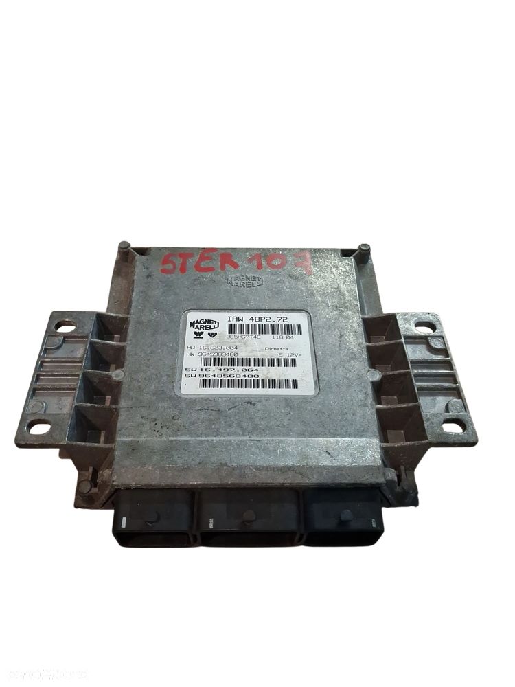 Sterownik KOMPUTER SILNIKA ECU PEUGEOT CITROEN 9645989480 - 1