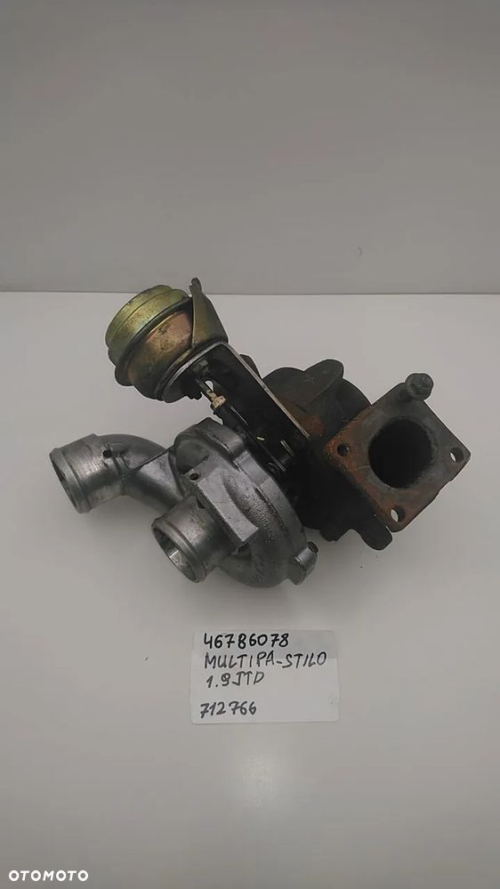 TURBINA 1.9 JTD 110KM 115KM MULTIPLA STILO 46786078 712766 - 4