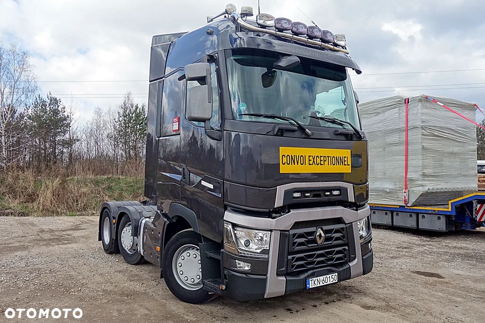 Renault GAMA T520 PUSCHER DMC 70T OŚ SKRĘTNA PODNOSZONA WYSOKA KABINA ALUFELGI KLIMA POSTOJOWA - 1