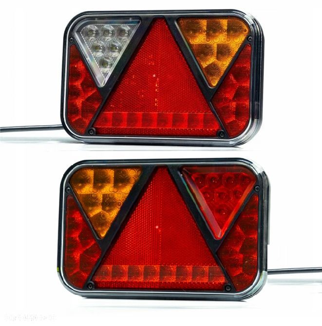 ZESTAW LAMP FT-270 LED PRZYCZEP KOMPLET KPL PARA - 1