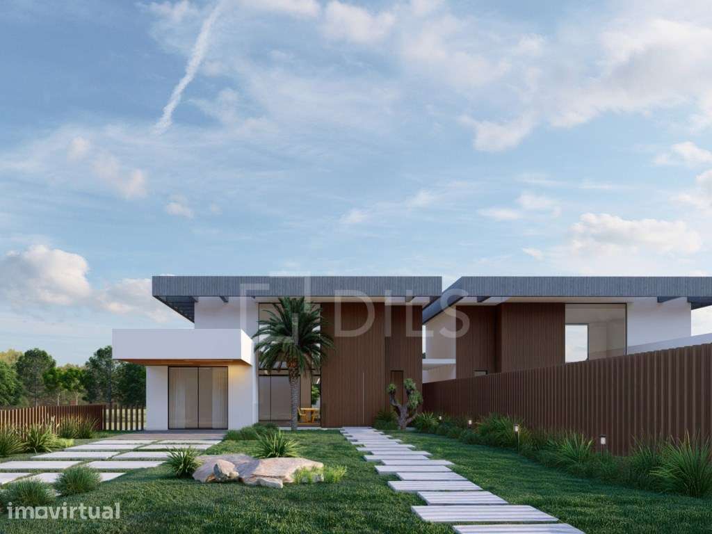 Moradia T3+1 independente, com jardim e 2 piscinas, na Verdizela - Grande imagem: 2/24