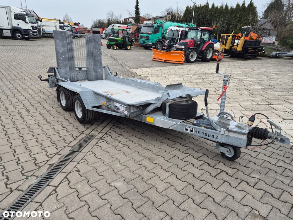 Ifor Williams GH 94 / 2700KG / PRZYCZEPKA DO MASZYN / ŁADOWNOŚĆ 2100KG / MOCNA STAL / 2 OSIE / NAJAZD STALOWY / NISKA KONSTRUKCJA / IDEALNA DO MASZYN I MINI KOPAREK - 2