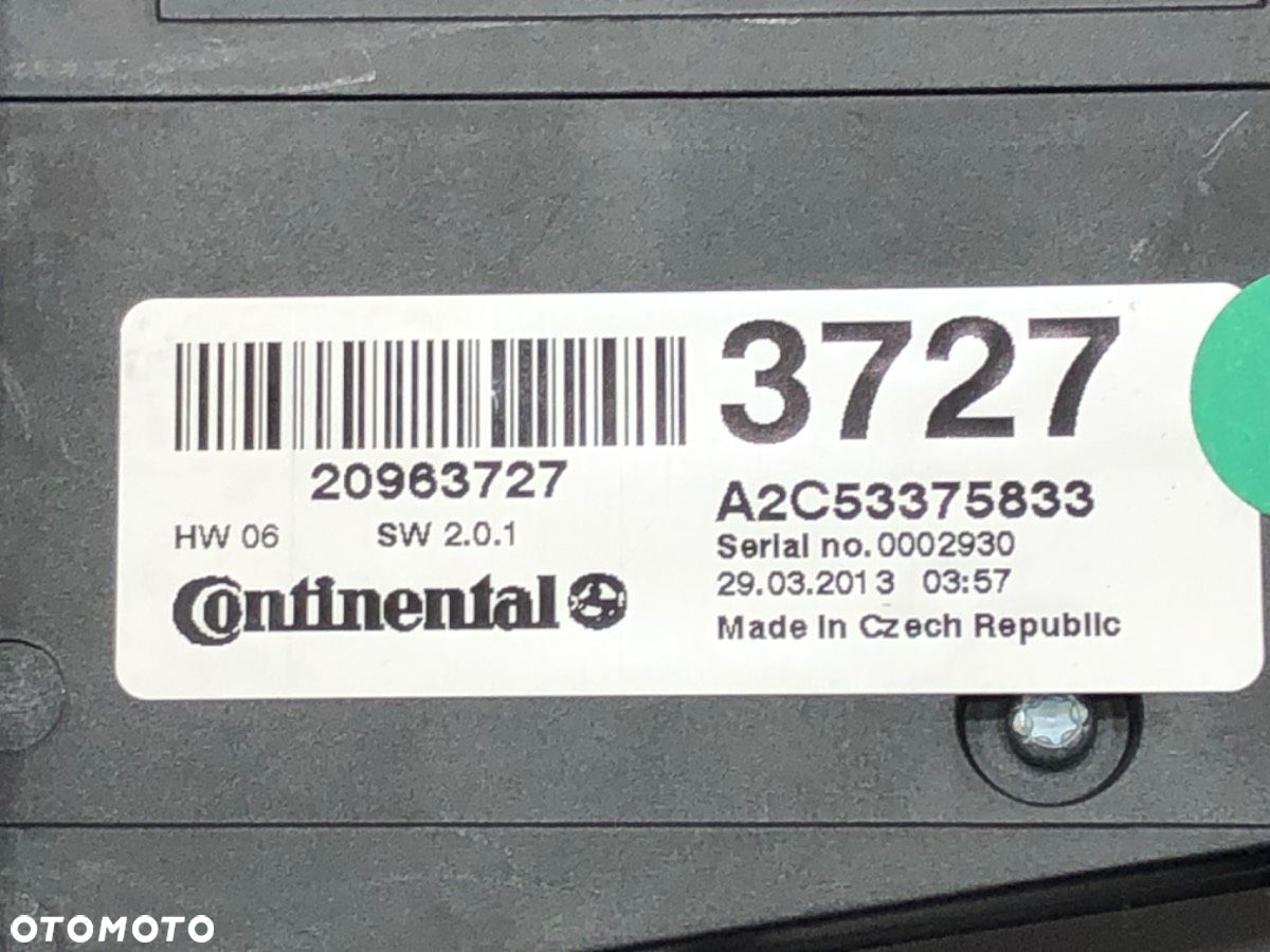 PANEL STEROWANIA RADIA - 269.00 PLN - OPEL ZAFIRA TOURER C (P12) 2011 - 2022 2.0 CDTi (75) 121 kW - 5