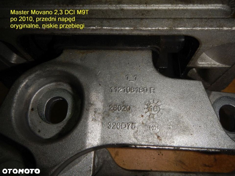 ŁAPA Z PODUSZKĄ LEWA MASTER 2,3 DCI nr 112225095R - 6