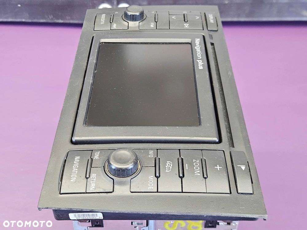 Radio 2 DIN Radioodtwarzacz 4B0035192K Blaupunkt Navigation Plus Audi A4 B6 B7 A6 C5 Ksiażka Kod - 9