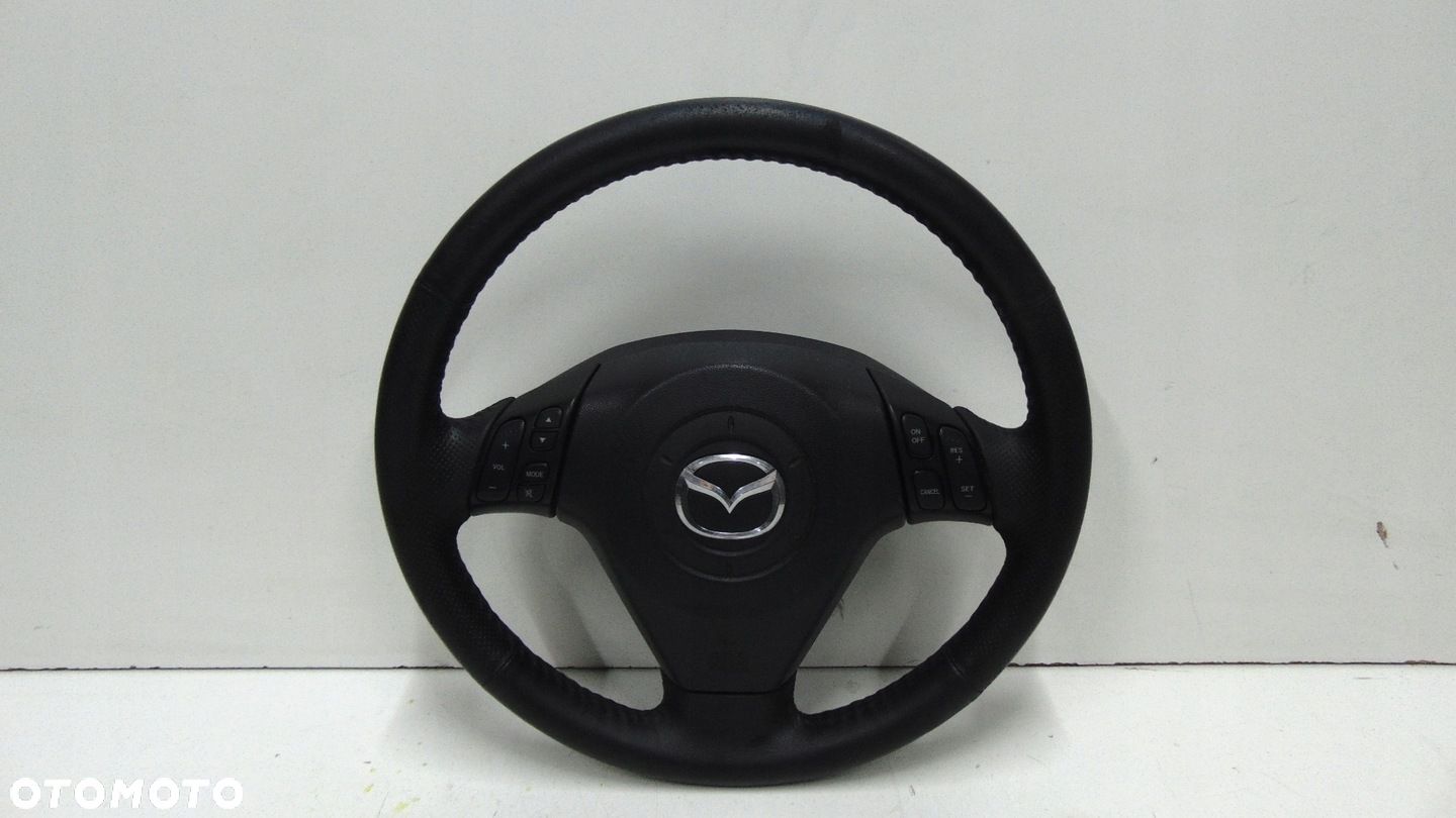 KIEROWNICA MAZDA 3 5 6 III V VI GG POSZYCIE SKÓRA - 1