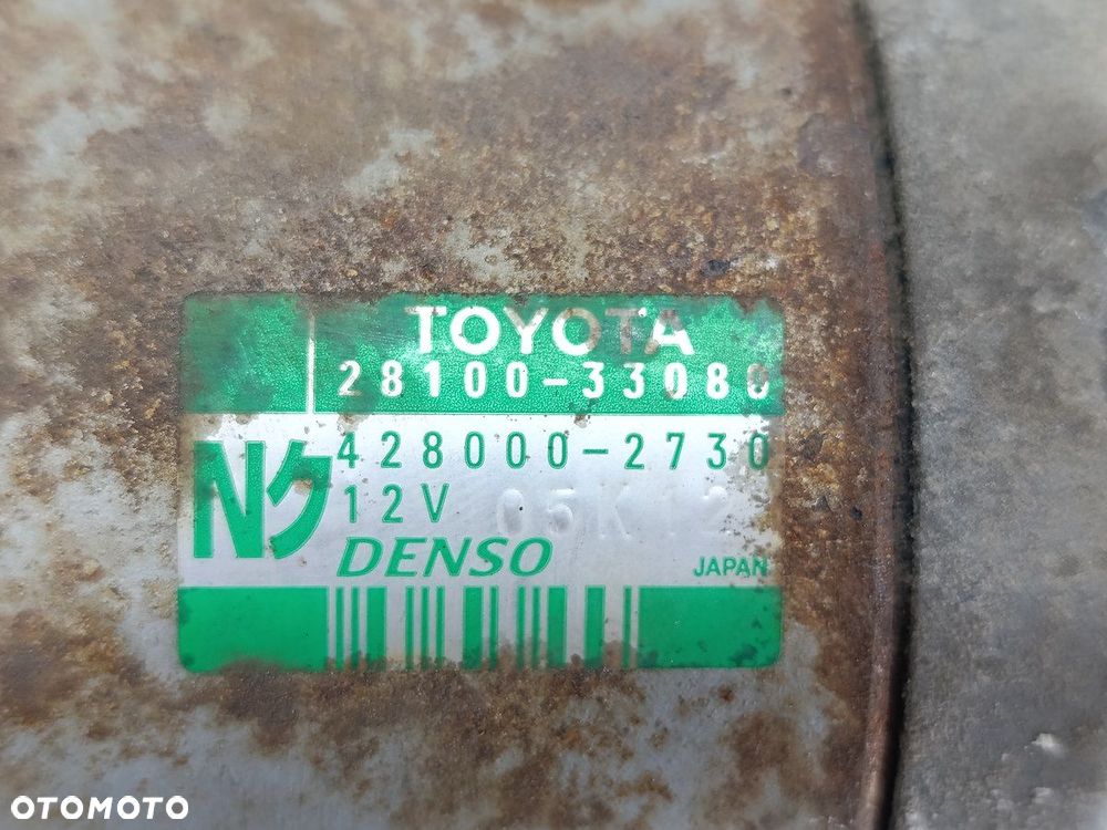 ROZRUSZNIK TOYOTA YARIS II 28100-33080 428000-2730  DENSO 1.4 D-4D - 5