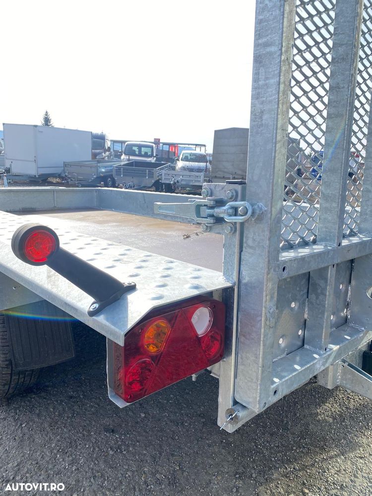 Niewiadow Remorca auto transport utilaje, 3 axe, sistem de franare, 3500kg, NIEWIADOW KOPARKA  390/185/20 - 7