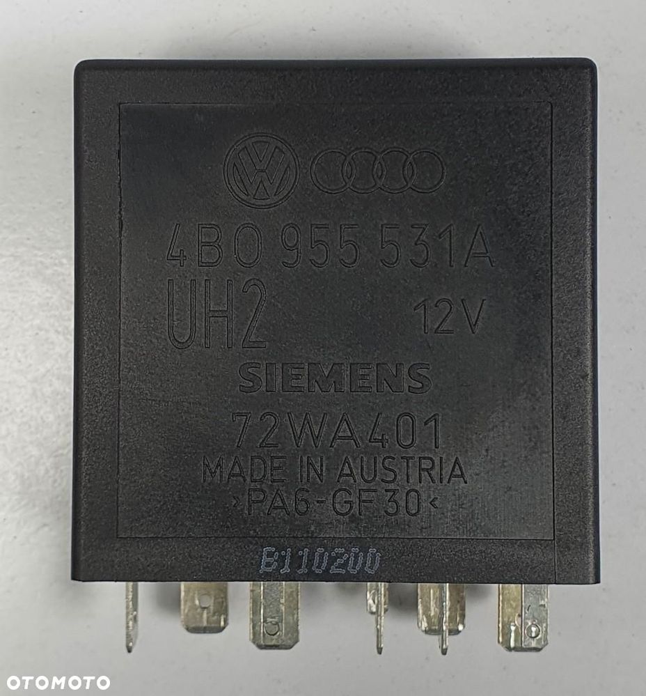 PRZEKAŹNIK WYCIERACZEK 377 AUDI A4 B5 4B0955531A - 1