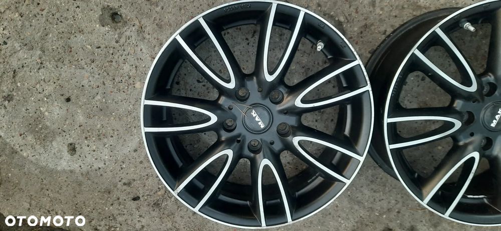 Felga Felgi Aluminiowe 17 Na sztuki MAK JK7070/7JX17 5X120 KBA 49654 Mark Black Mirror - 2