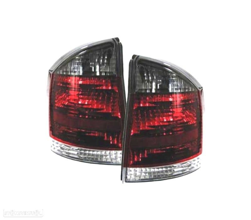 FAROLINS OPEL VECTRA C 02-05 VERMELHO ESCURECIDO - 1