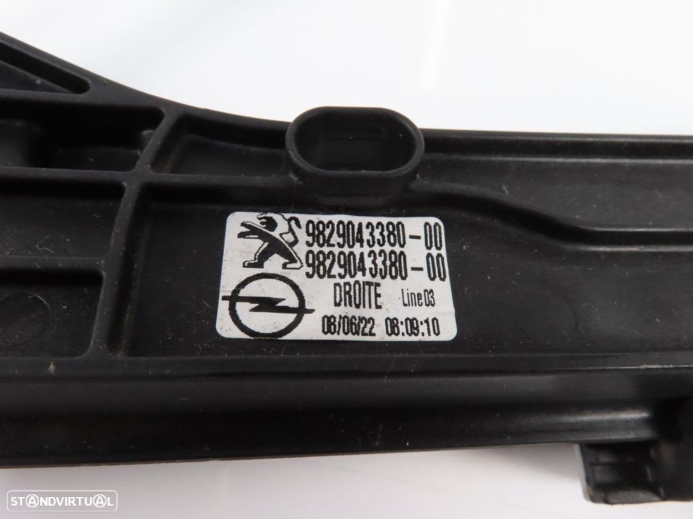 Elevador da Porta com Motor Direito/Frente Usado / Original OPEL CORSA F/PEUGEOT... - 4